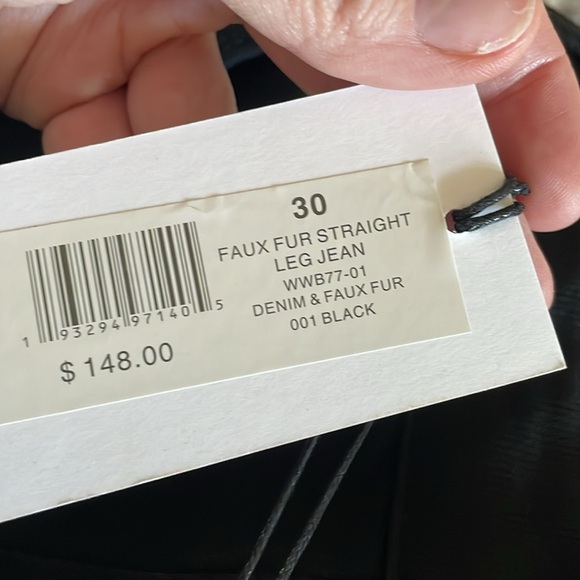 WeWoreWhat Women's Black and Brown Jeans. Size 30. NWT! - Picture 3 of 3